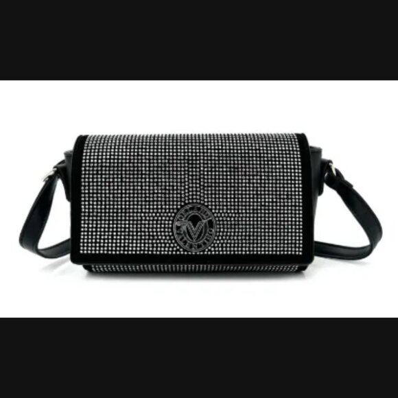 Valentino Orlandi Handbags - Valentino Orlandi Black Rhinestone Crossbody